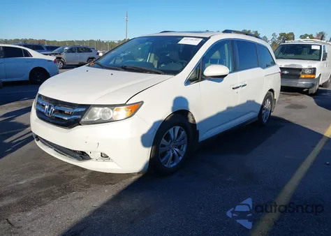 2015 Honda Odyssey Ex-L from USA, damaged, VIN 5FNRL5H64FB062550